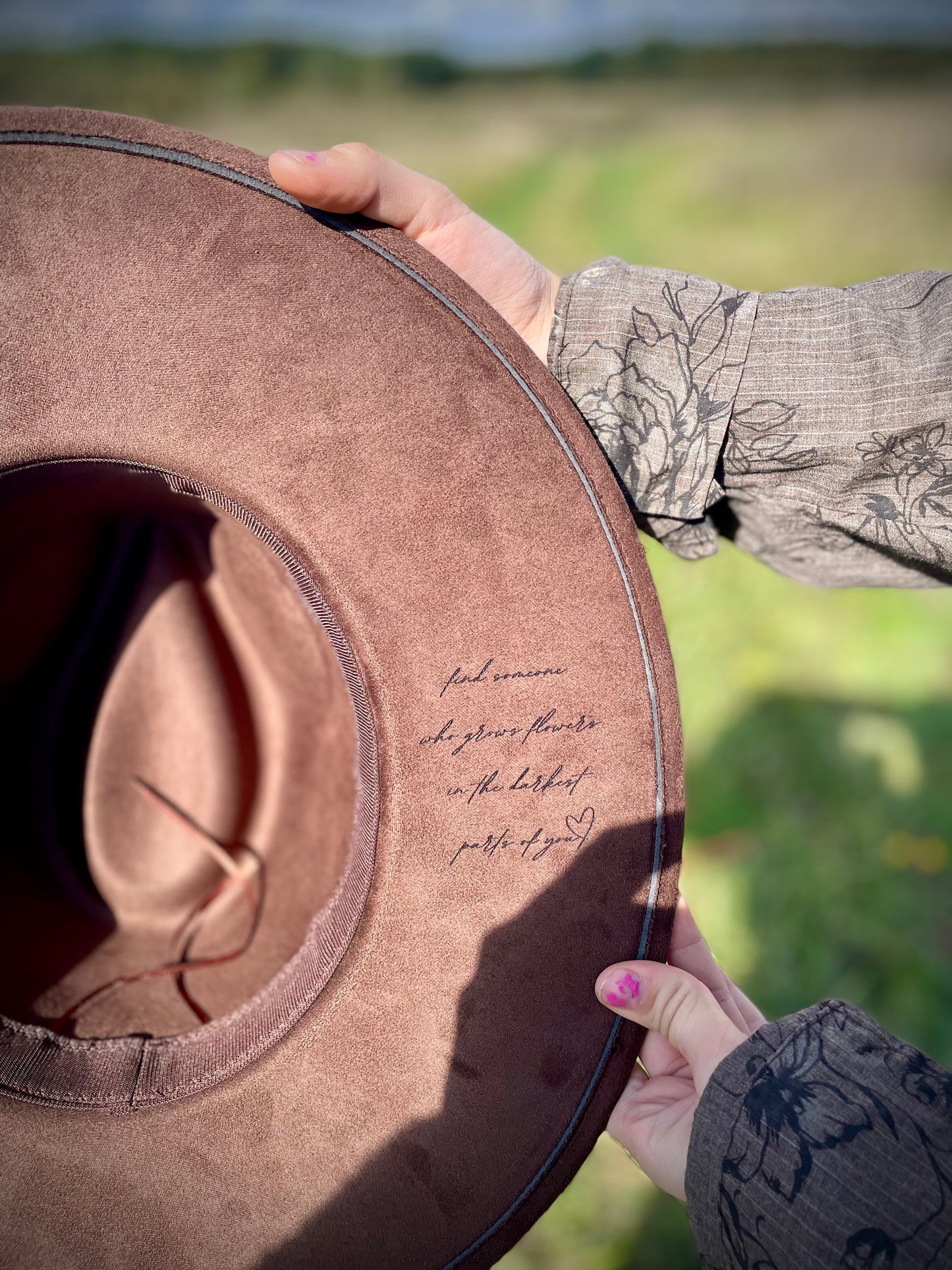Cowboyhatt ”Solrosor”