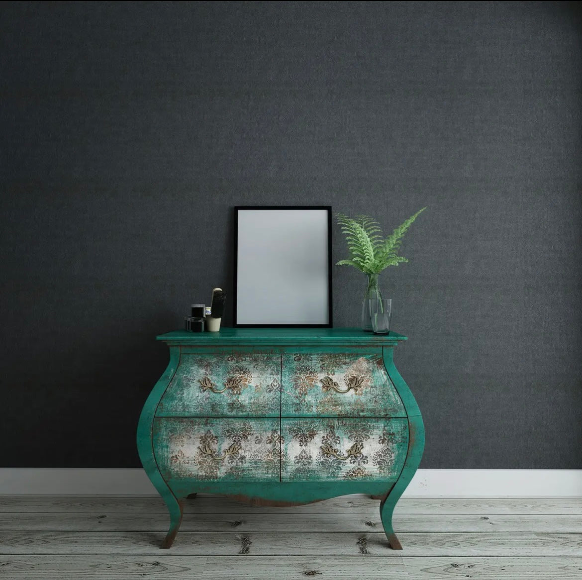 Decoupage decor paper Platina Flourish