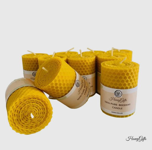 Handrullade blockljus