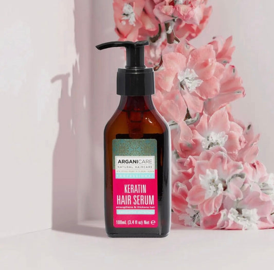 Keratin hårserum