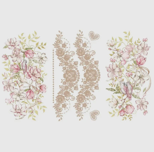 Love Birds Decor Transfer– stor
