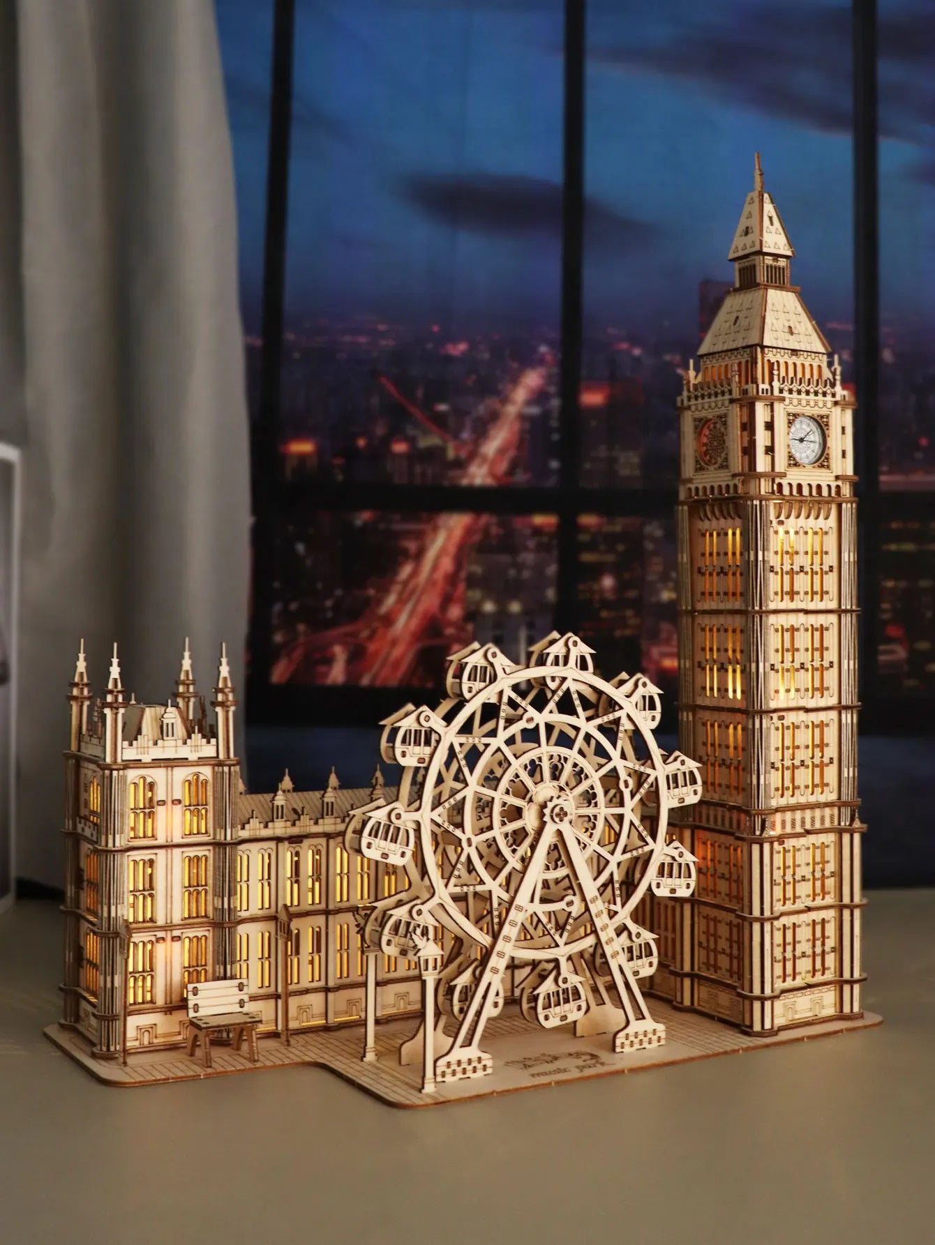 Träpussel Big Ben 3D